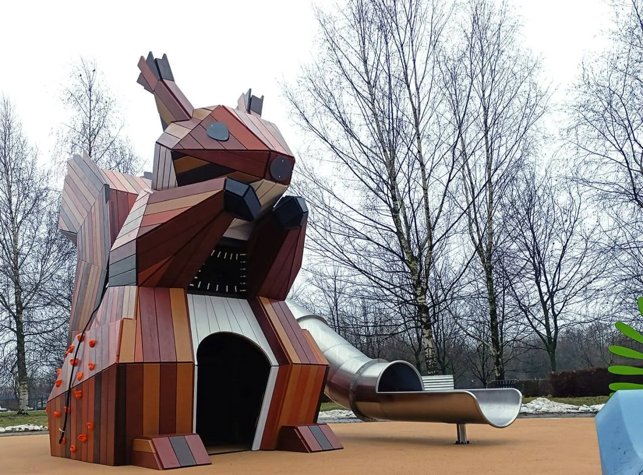 Фото Детская площадка Белка в парке Царицыно - Детские площадки в Москве | Досугатор